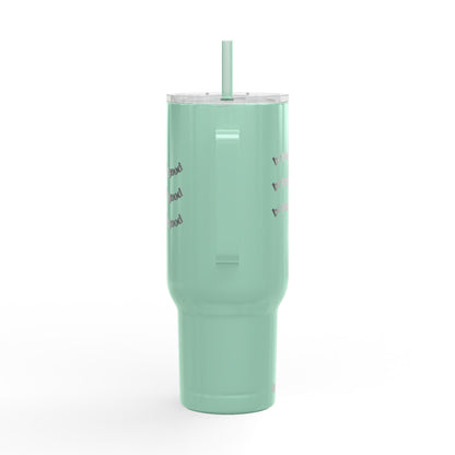 Insulated Tumbler 40oz with Engraved Be Good Do Good by Mariu del Campo.