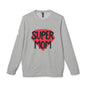 adidas® Unisex Fleece Crewneck Sweatshirt Super Mom — by Mariu del Campo