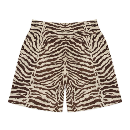 Safari Print Jogger Shorts by Mariu del Campo.