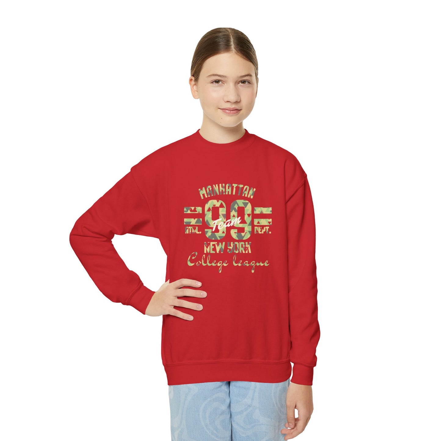 Sweatshirt Youth Crewneck Manhattan — Mariu del Campo