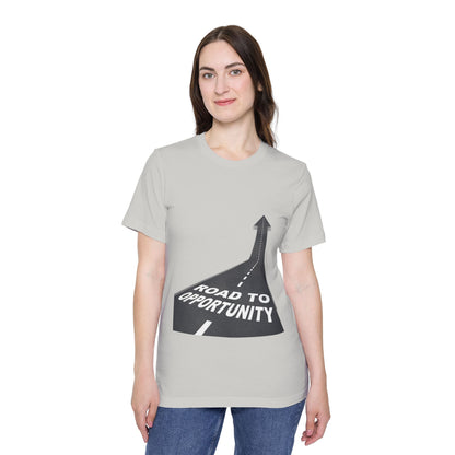 T-Shirt Unisex Road to Opportunity — Mariu del Campo
