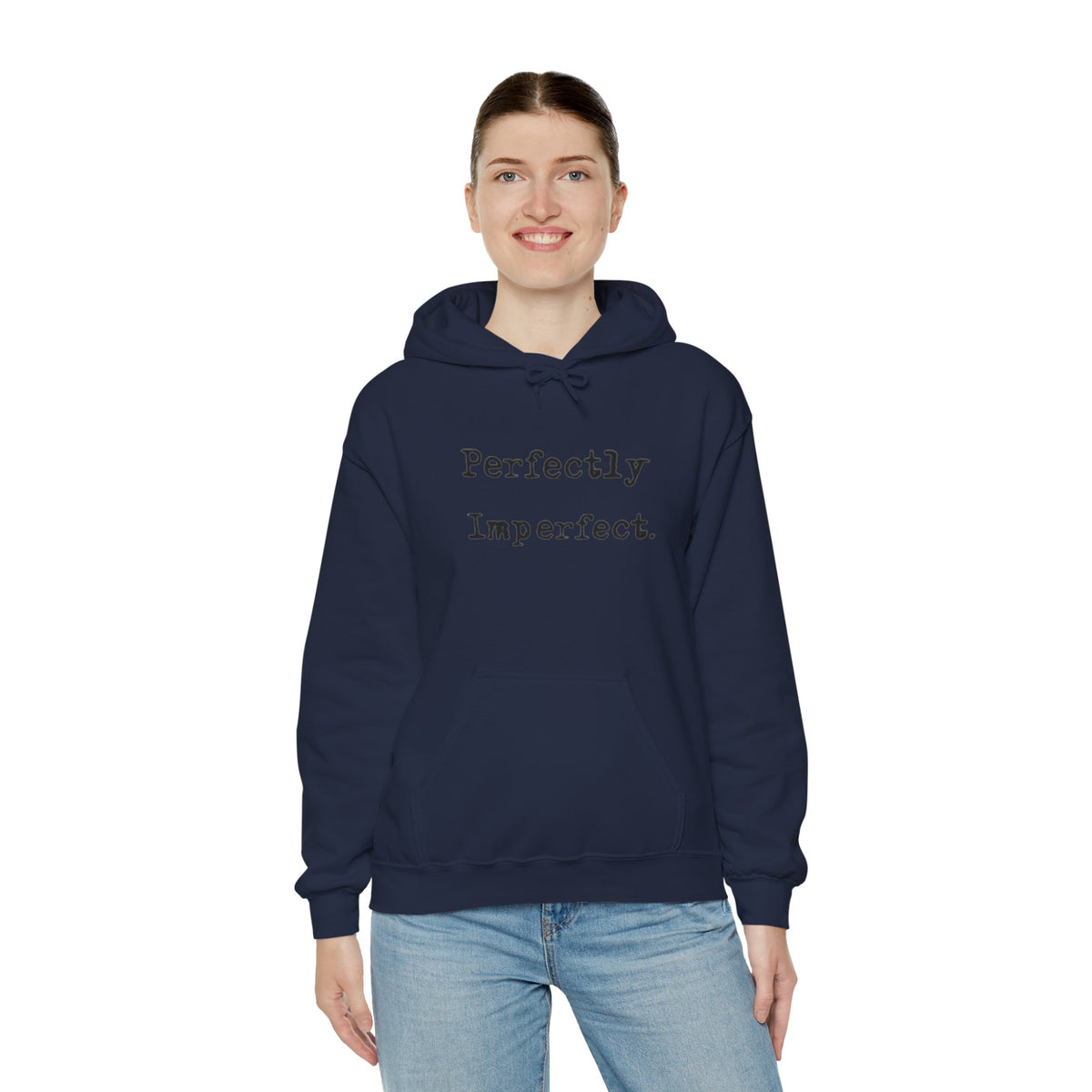 Hoodie Unisex Heavy Blend Perfect Imperfect — by Mariu del Campo