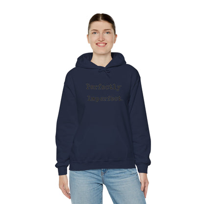 Hoodie Unisex Heavy Blend Perfect Imperfect — by Mariu del Campo