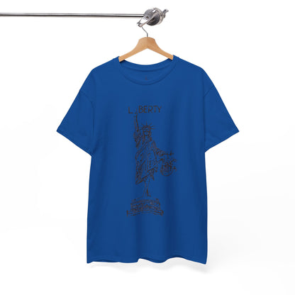 T-Shirt Statue of Liberty Unisex Cotton Tee by Mariu del Campo.