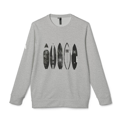 adidas® Unisex Fleece Crewneck Surf — by Mariu del Campo