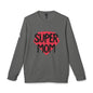 adidas® Unisex Fleece Crewneck Sweatshirt Super Mom by Mariu del Campo.