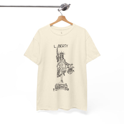 T-Shirt Statue of Liberty Unisex Cotton Tee by Mariu del Campo.