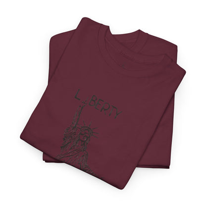 T-Shirt Statue of Liberty Unisex Cotton Tee by Mariu del Campo.