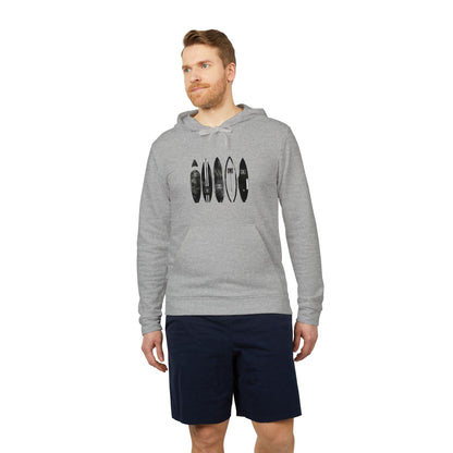 adidas® Unisex Fleece Hoodie Surf — by Mariu del Campo