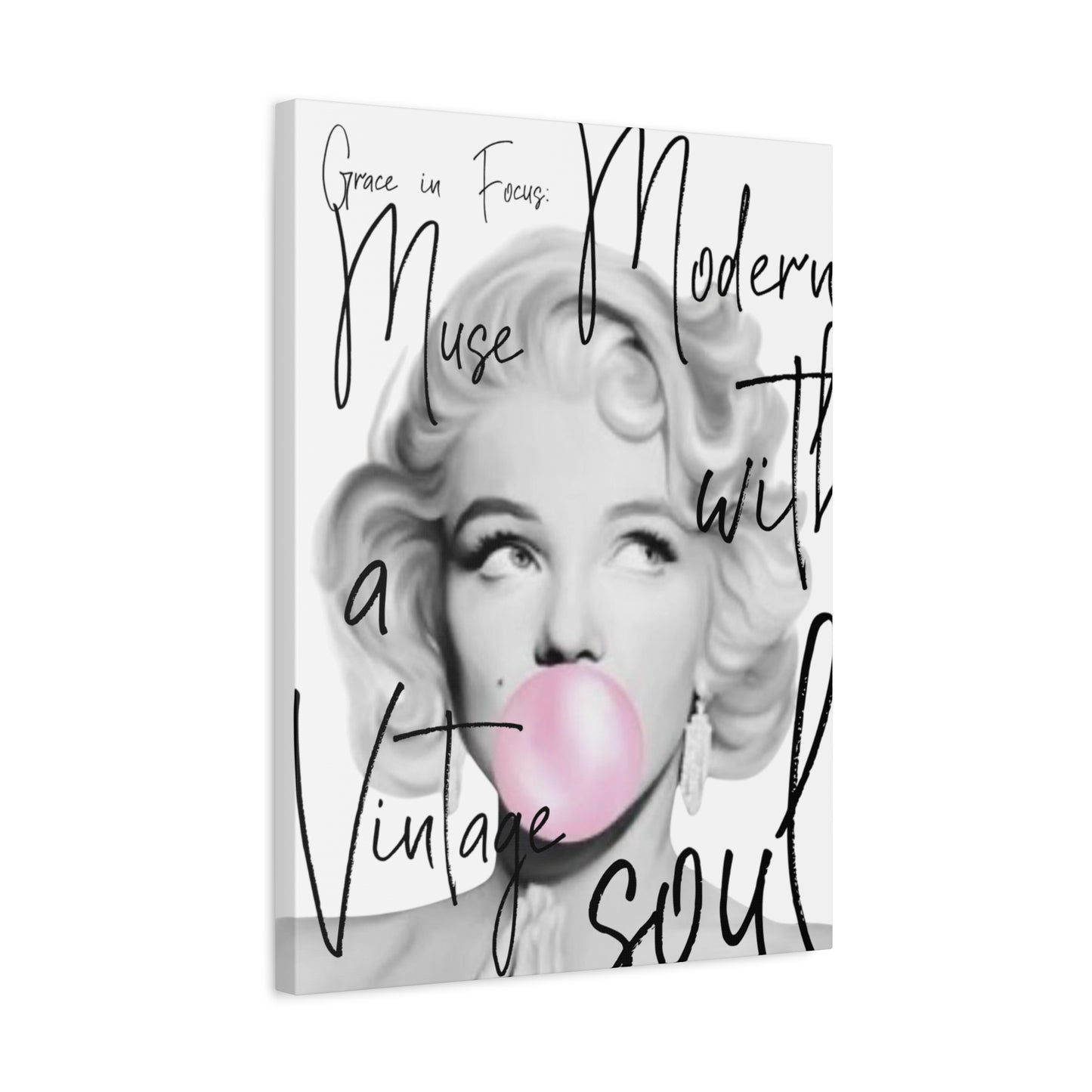 Canvas Marilyn Monroe by Mariu del Campo.