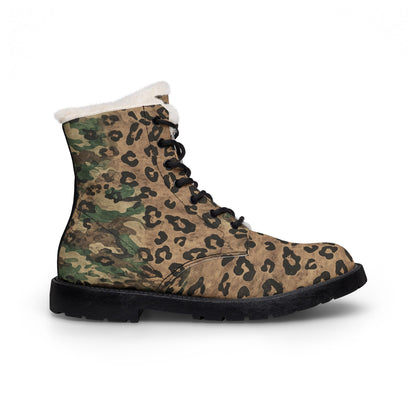 Boots Leather Leopard Camo — by Mariu del Campo