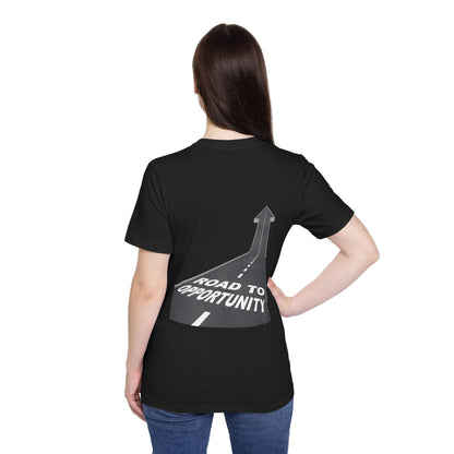 T-Shirt Unisex Road to Opportunity — Mariu del Campo