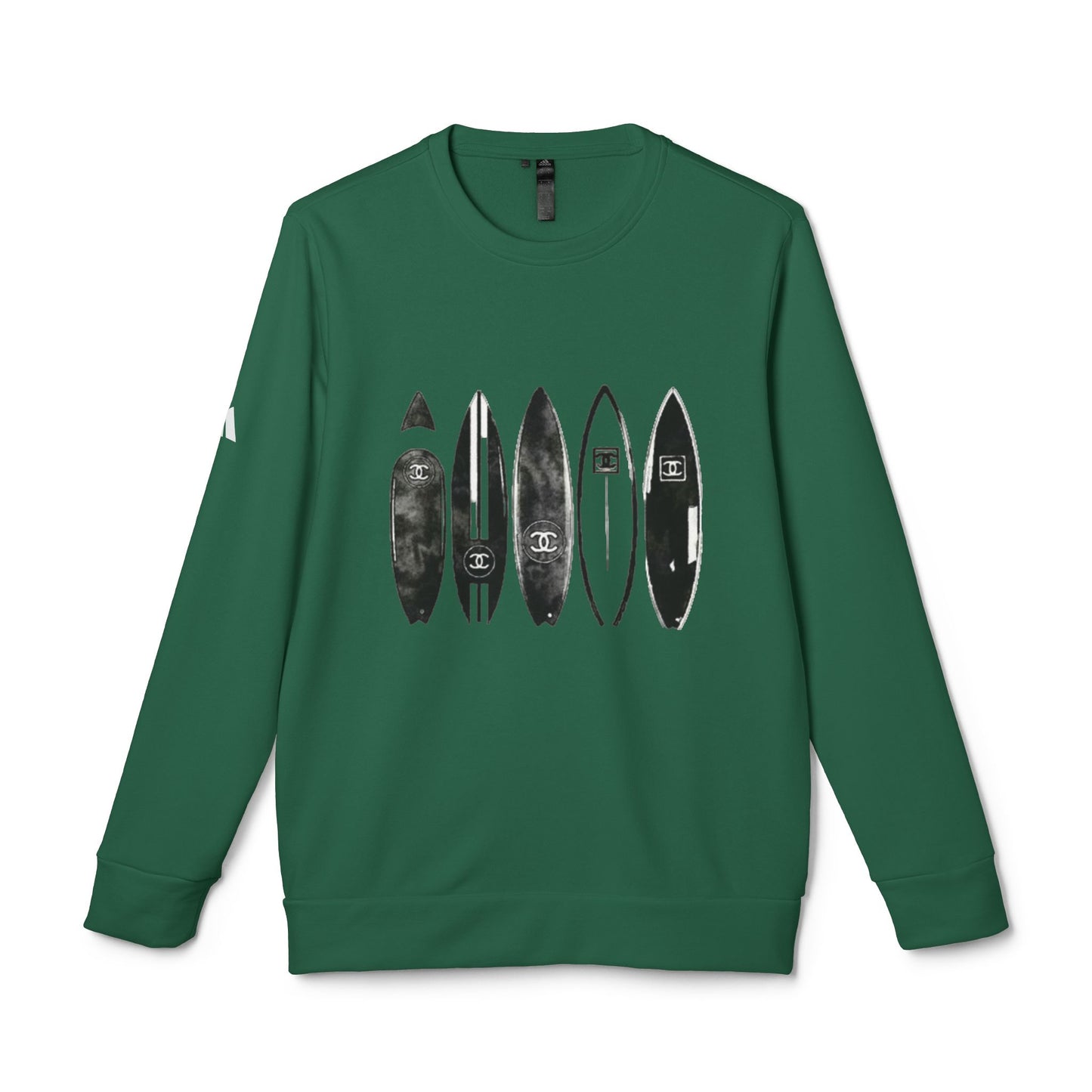 adidas® Unisex Fleece Crewneck Surf — by Mariu del Campo