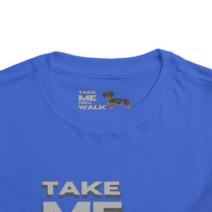 T-Shirt Toddler Short Sleeve Dachshund — by Mariu del Campo