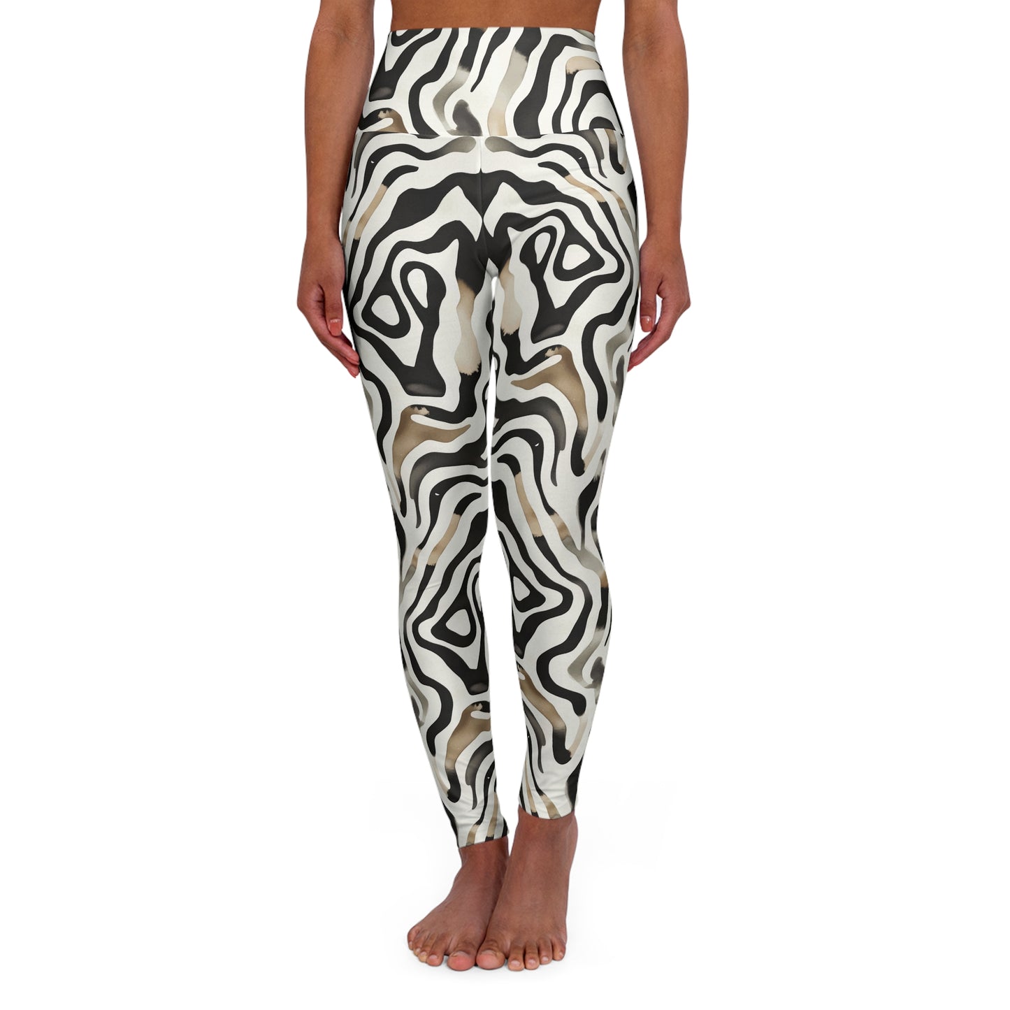 Leggings African Wild by Mariu del Campo — back view waistband detail
