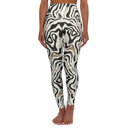 Leggings African Wild by Mariu del Campo — back view waistband detail