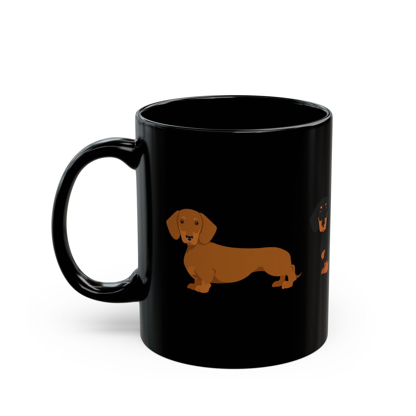 Mug Dachshund Pattern Coffee 11oz 15oz — by Mariu del Campo