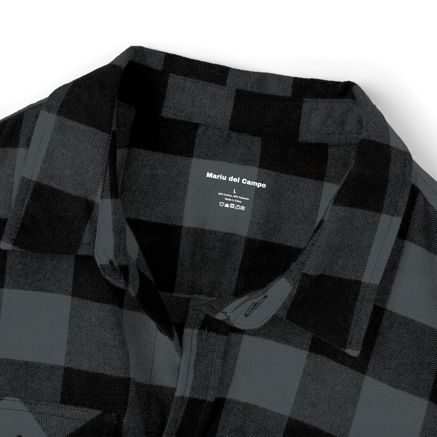 Shirt Unisex Flannel Lumberjack by Mariu del Campo.