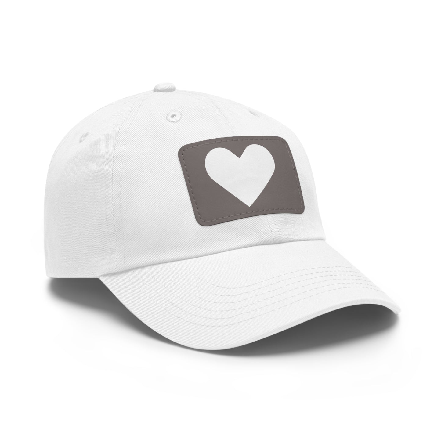 Hat with Leather Patch (Rectangle) love by Mariu del Campo.