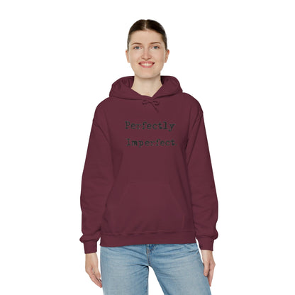 Hoodie Unisex Heavy Blend Perfect Imperfect — by Mariu del Campo