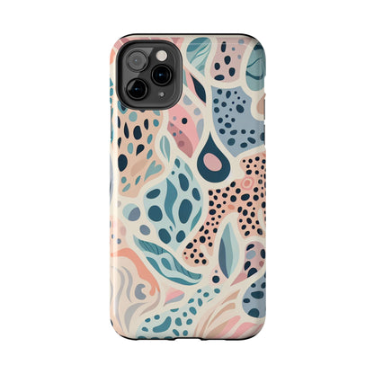 Cases Tough Phone Animal Print - Pastel Design by Mariu del Campo.