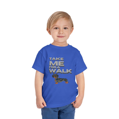 T-Shirt Toddler Short Sleeve Dachshund — by Mariu del Campo