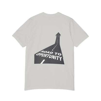 T-Shirt Unisex Road to Opportunity — Mariu del Campo