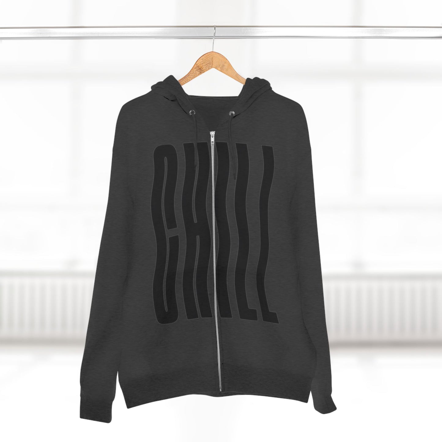 Hoodie Chill Unisex Zip by Mariu del Campo.