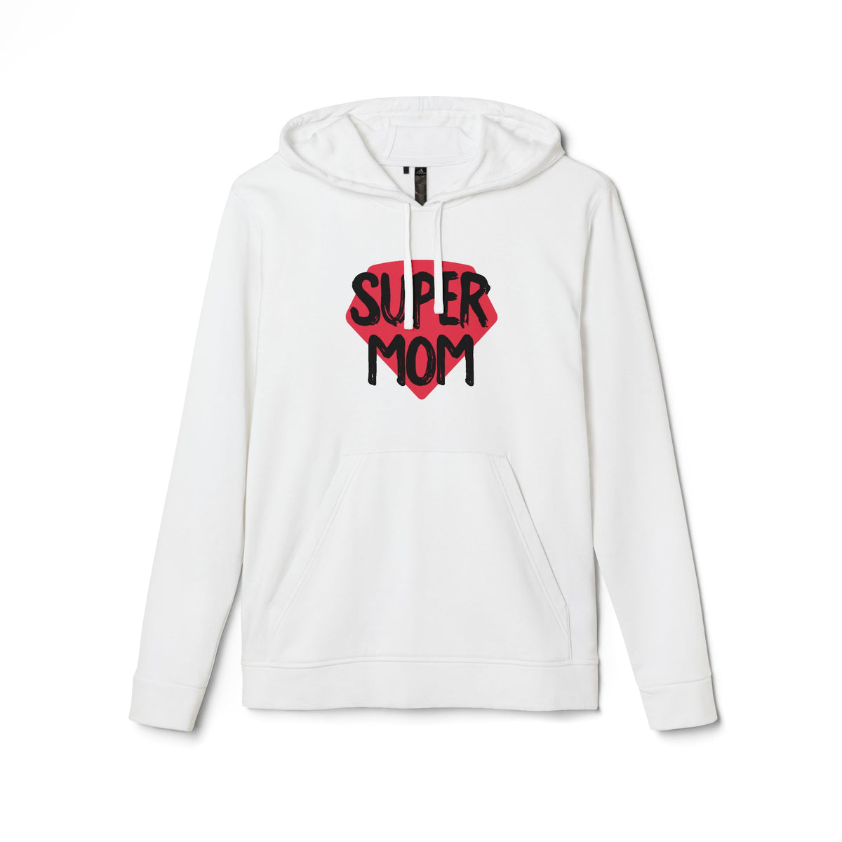 adidas® Unisex Fleece Hoodie Super Mom — by Mariu del Campo