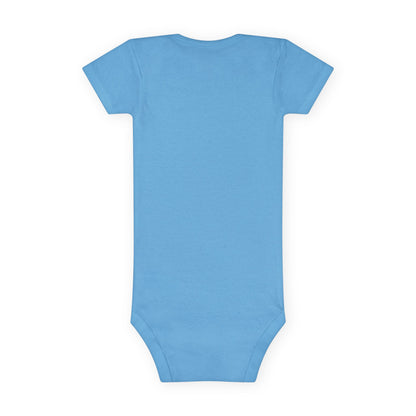 Baby Bodysuit Unisex Short Sleeve Stay Pawsitive — by Mariu del Campo