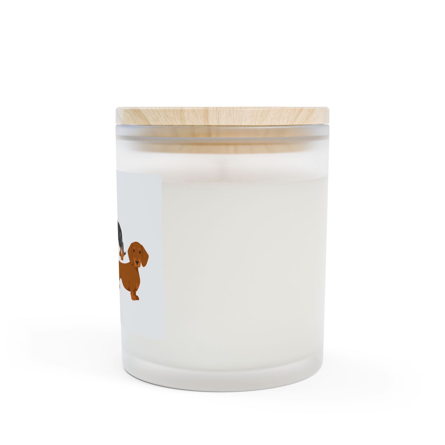 Candle Frosted Glass 11oz Dachshund Trio — Mariu del Campo
