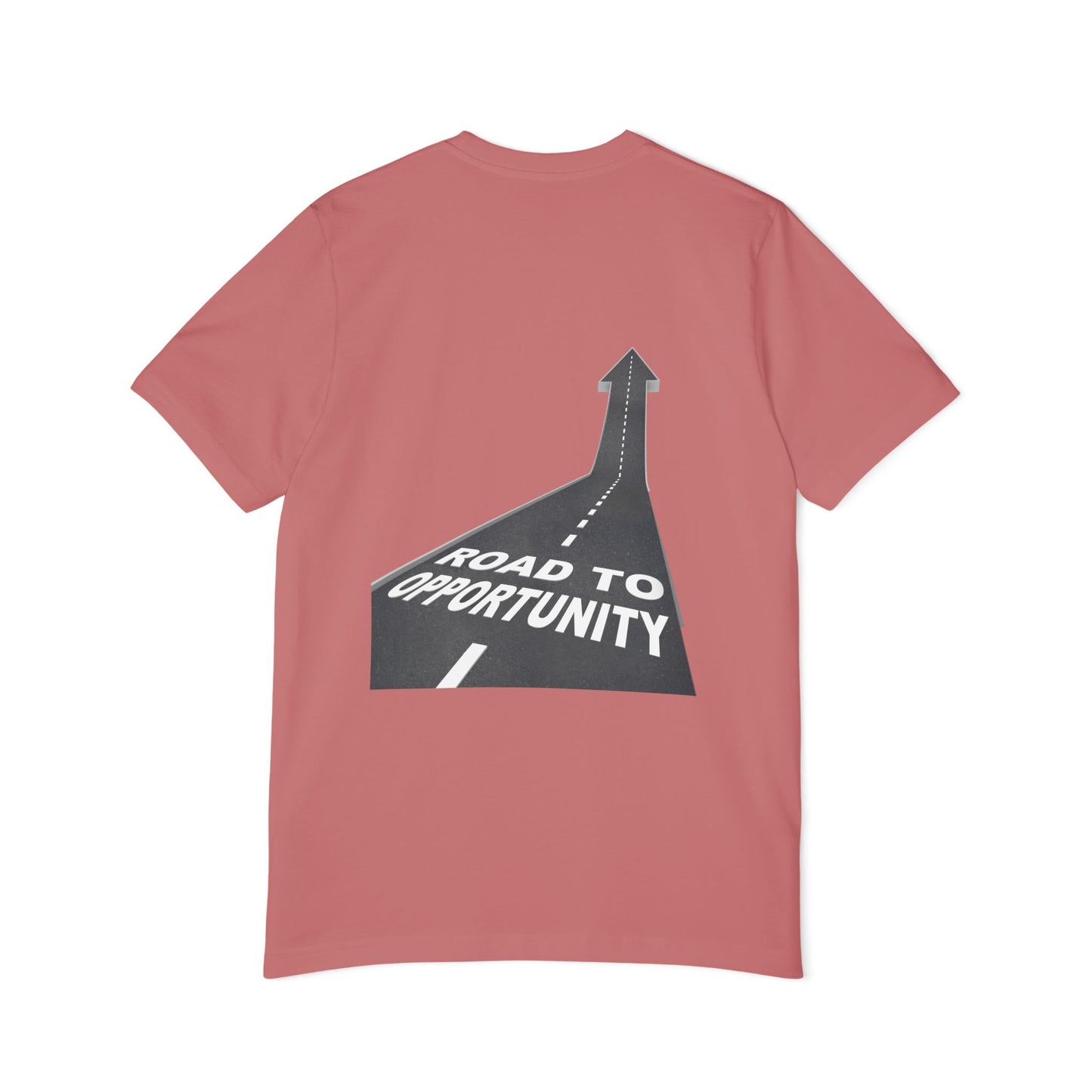 T-Shirt Unisex Road to Opportunity — Mariu del Campo