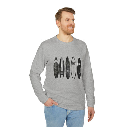 adidas® Unisex Fleece Crewneck Surf — by Mariu del Campo