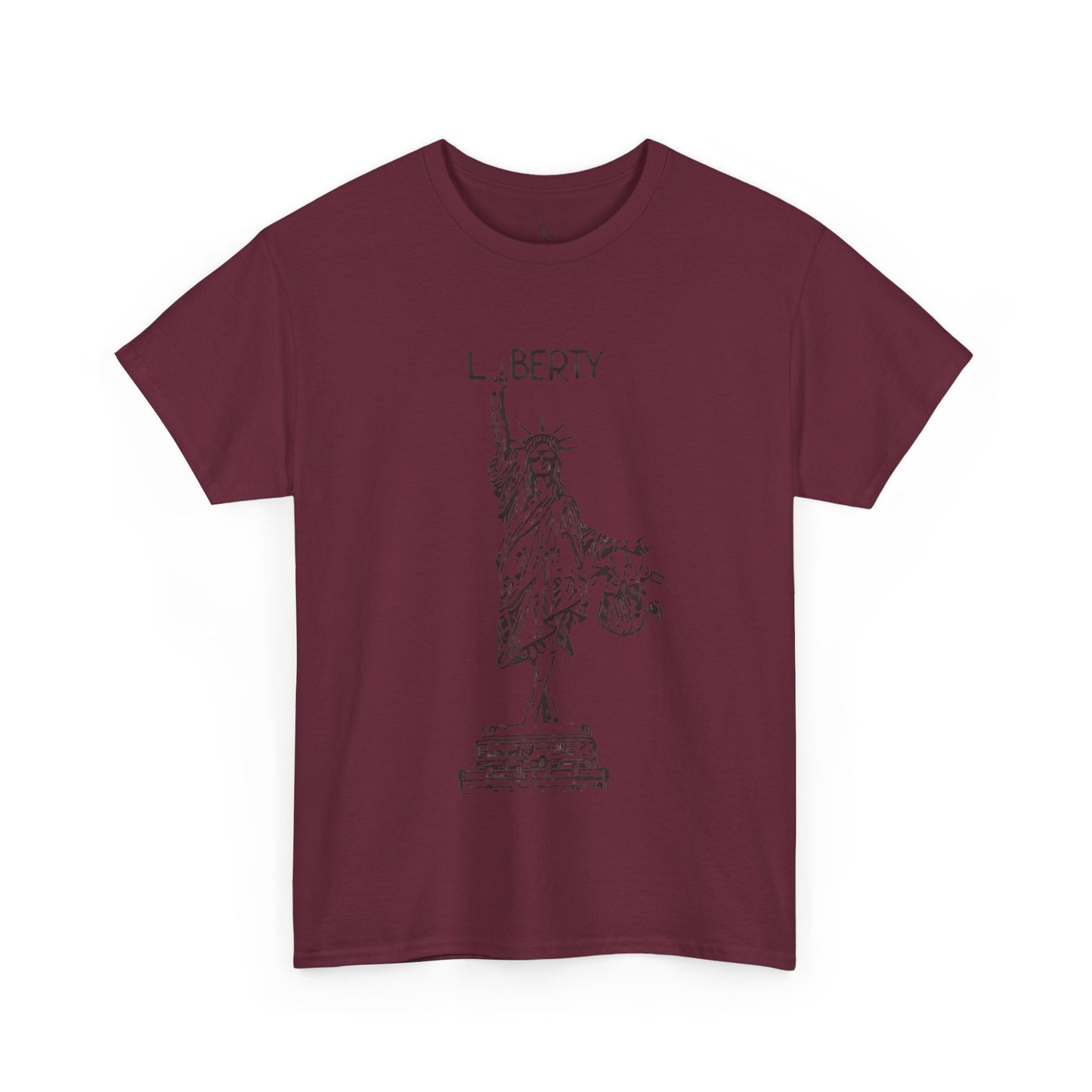 T-Shirt Statue of Liberty Unisex Cotton Tee by Mariu del Campo.