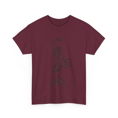 T-Shirt Statue of Liberty Unisex Cotton Tee by Mariu del Campo.