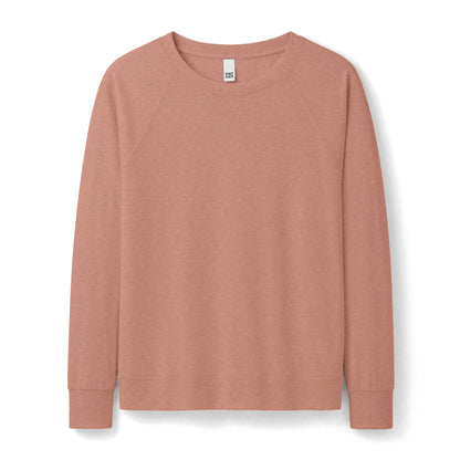 Sweatshirt Women's Featherweight French Terry Long Sleeve Crewneck — by Mariu del Campo