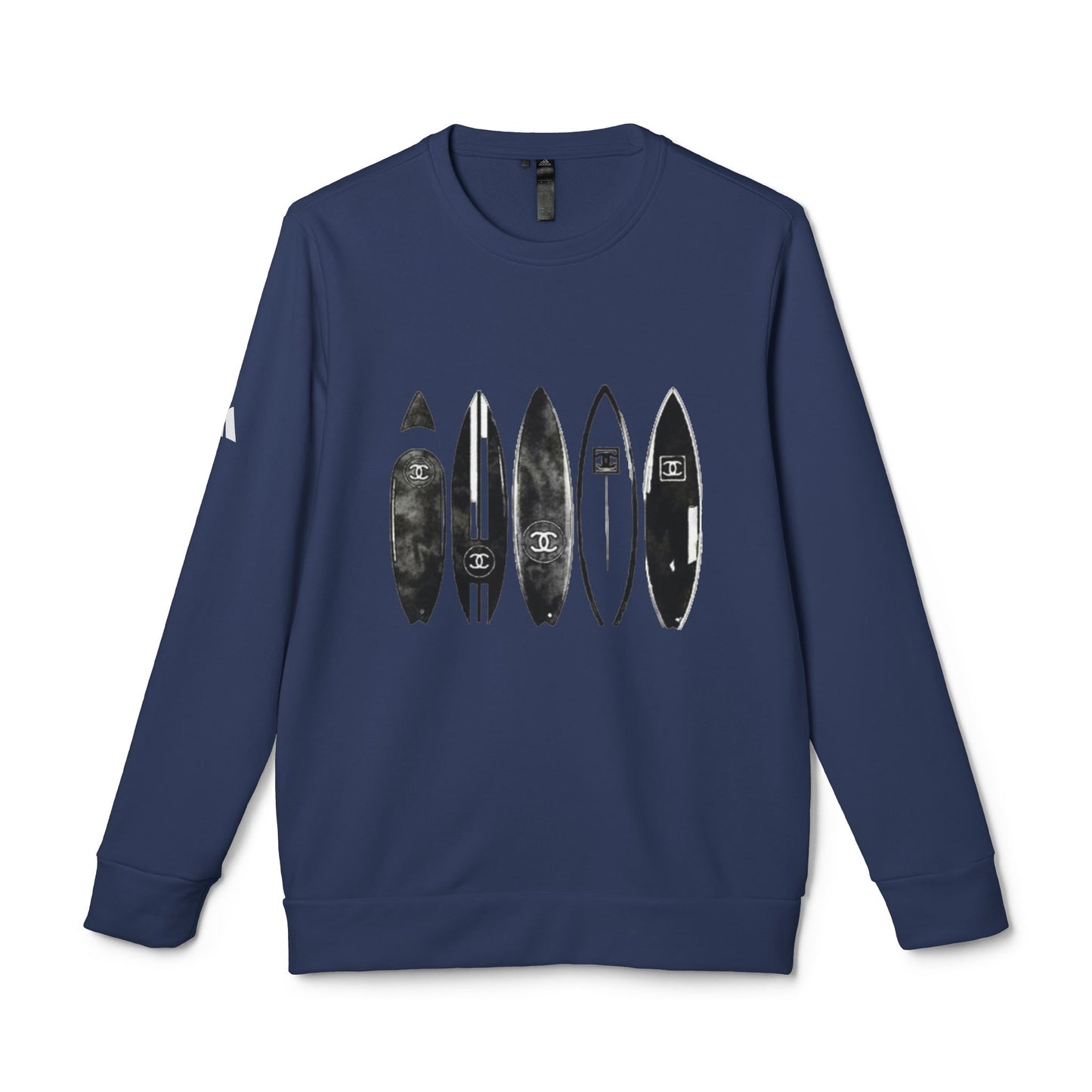 adidas® Unisex Fleece Crewneck Surf — by Mariu del Campo