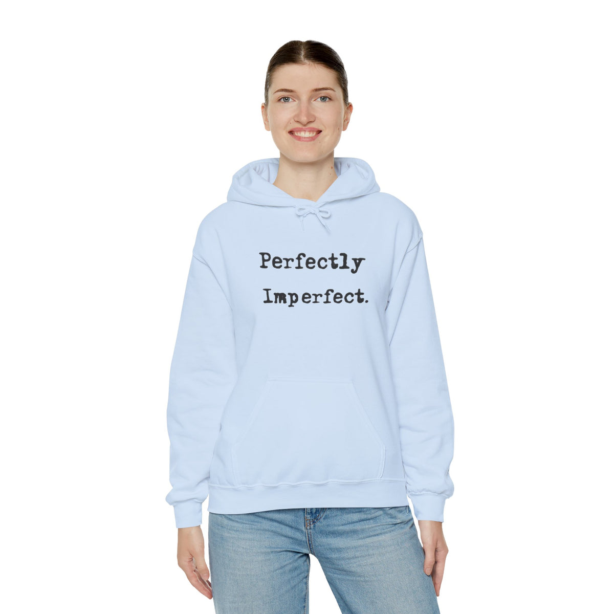 Hoodie Unisex Heavy Blend Perfect Imperfect — by Mariu del Campo