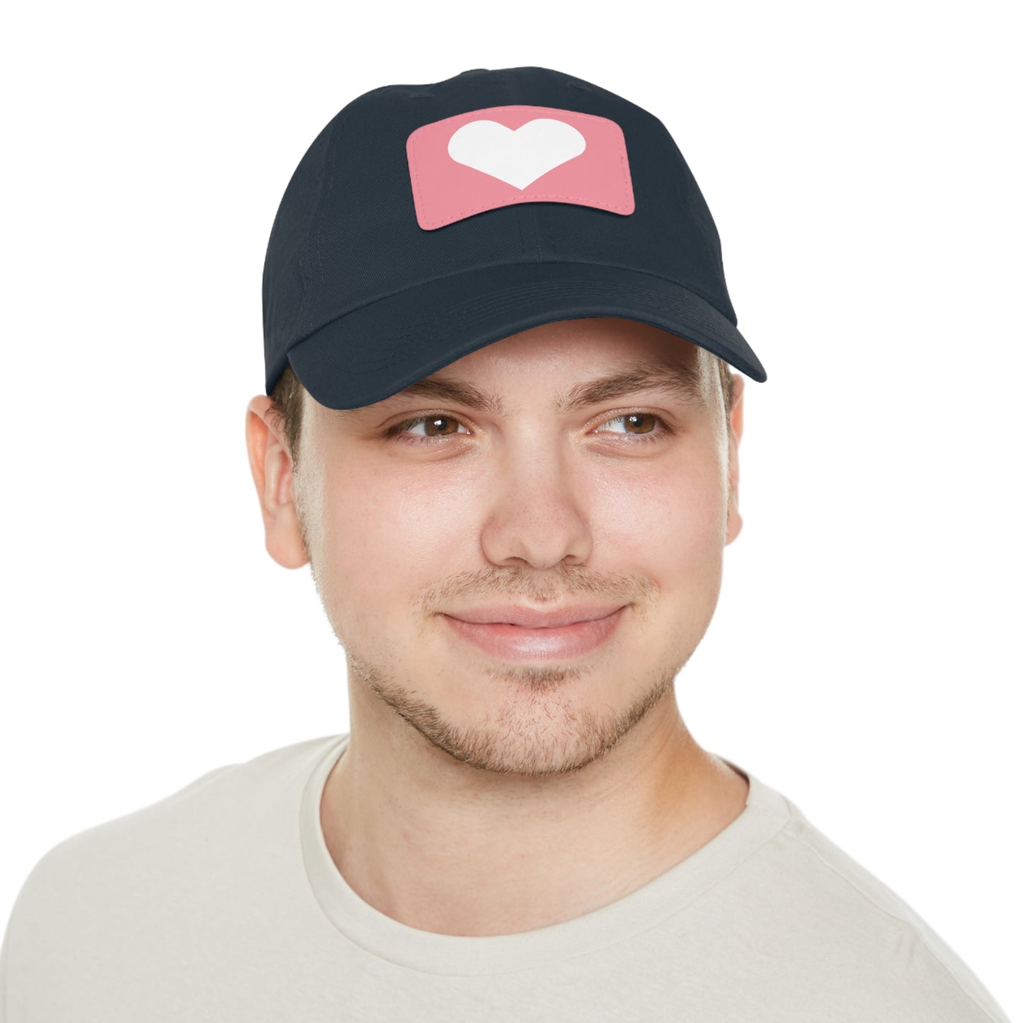 Hat with Leather Patch (Rectangle) love by Mariu del Campo.