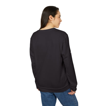 adidas® Unisex Fleece Crewneck Sweatshirt Super Mom — by Mariu del Campo
