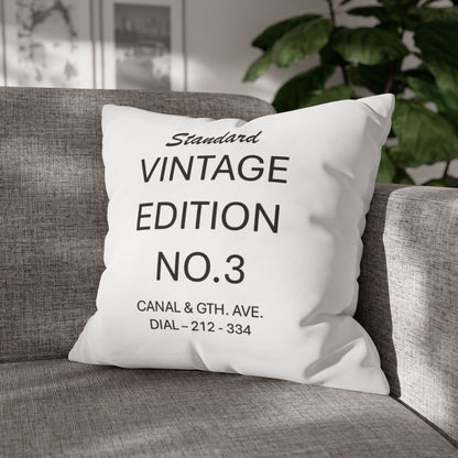 Pillowcase Square Poly Canvas standard by Mariu del Campo.
