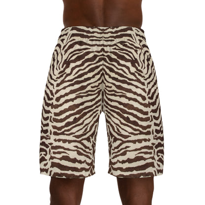 Safari Print Jogger Shorts by Mariu del Campo.