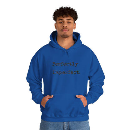 Hoodie Unisex Heavy Blend Perfect Imperfect — by Mariu del Campo