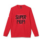 adidas® Unisex Fleece Crewneck Sweatshirt Super Mom — by Mariu del Campo