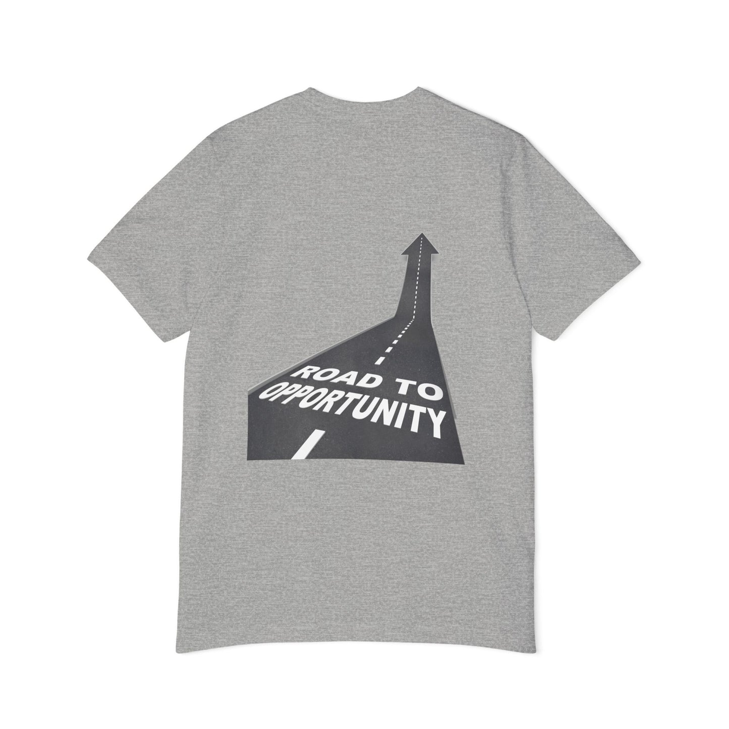 T-Shirt Unisex Road to Opportunity — Mariu del Campo