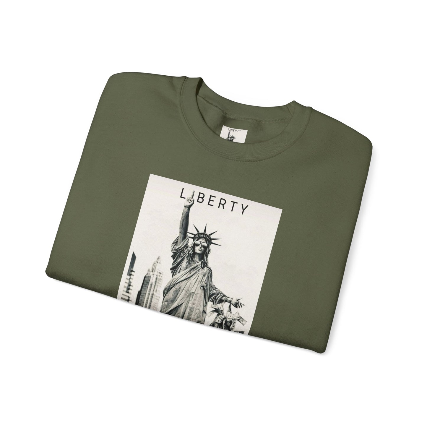 Sweatshirt Statue of Liberty Unisex by Mariu del Campo.