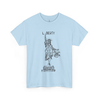 T-Shirt Statue of Liberty Unisex Cotton Tee by Mariu del Campo.