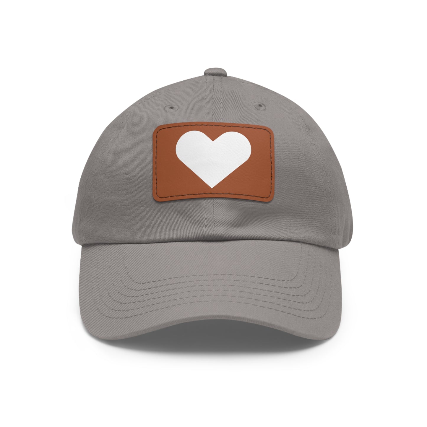 Hat with Leather Patch (Rectangle) love by Mariu del Campo.