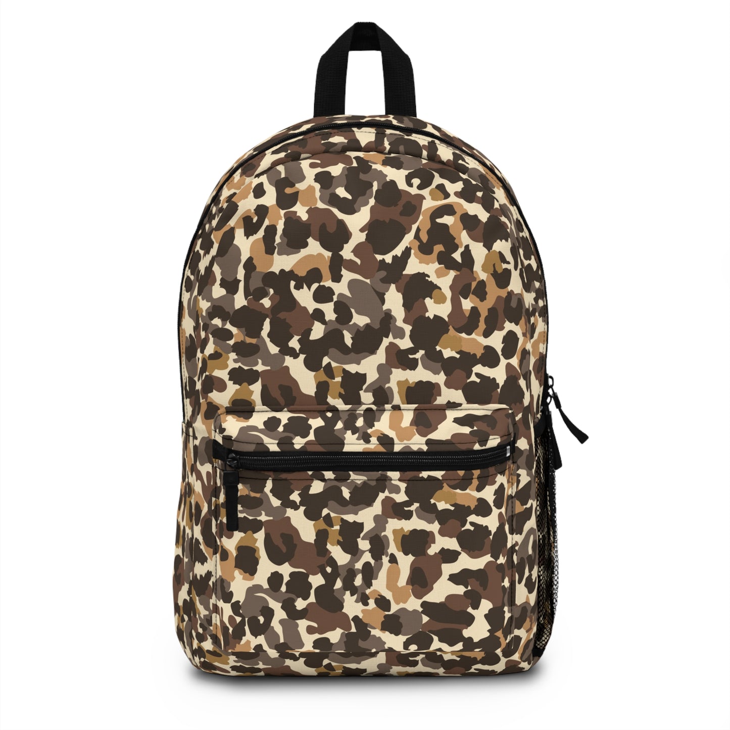 Backpack Unisex Animal Print by Mariu del Campo — front view bold print