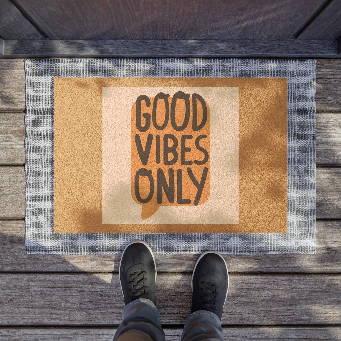 Doormat Good Vibes Only by Mariu del Campo.